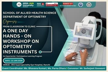 One Day Hands-on Workshop on Optometry Instruments