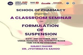 A Classroom Seminar on Formulation of Suspension