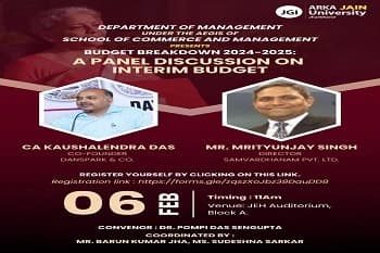 A Panel Discussion on Interim Budget 2024-25