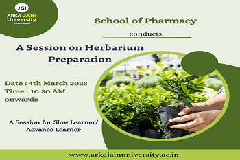 A Session on Herbarium Preparation