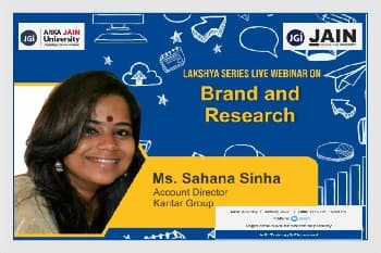 A virtual session on “Brand & Research”