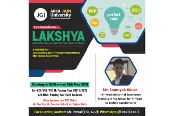 A virtual session on “Data Science with Python Programming & Cloud Computing”