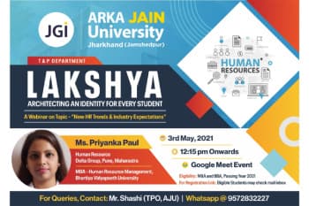 A virtual session on “New HR Trends & Industry Expectations”