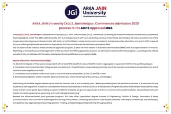 AJU Commences Admission 2020 process for its AICTE approved MBA