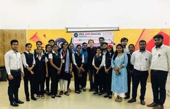 ARKA JAIN UNIVERSITY International Student Visit