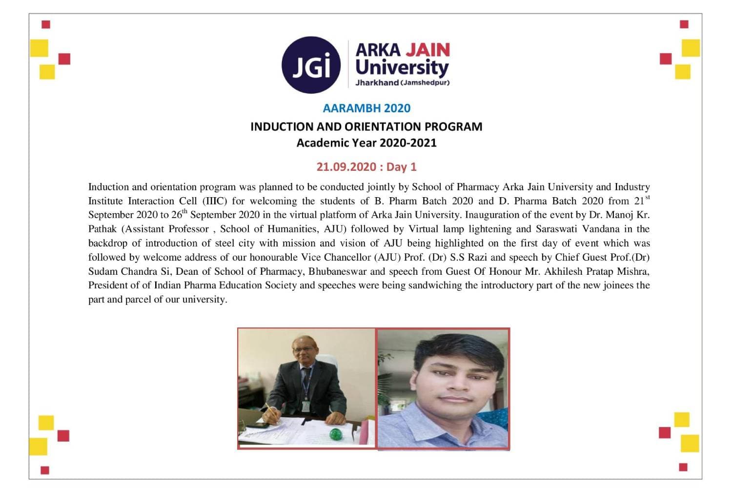 B.Pharma Aarambh 2020