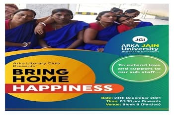 Bring Home Happiness: Spreading Warmth with Blanket Distribution among sub-staff of AJU