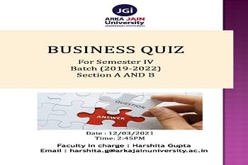 Business Quiz