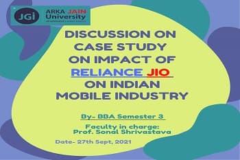 Case Study on Impact of Reliance Jio on Indian Mobile Industry – Discussion