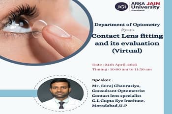 Contact Lens Fitting and its Evaluation (Virtual)