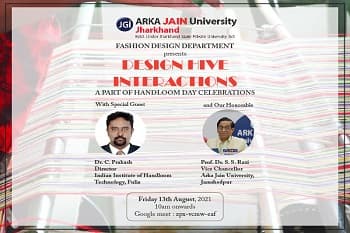 Design Hive Interactions – A Part Of Handloom Day Celebrations Webinar