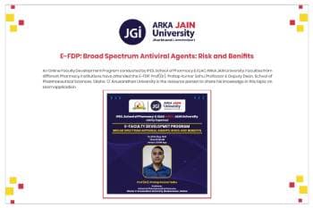 E- FDP : Broad Spectrum Antiviral Agents : Risk and Benefits