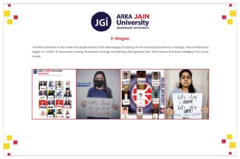 E- Slogan- To make People aware of the advantages of Staying at home during Lockdown