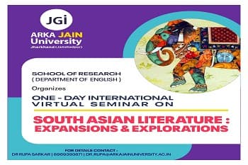 Event Report of Virtual Seminar On South Asian Literature: Expansions And Explorations