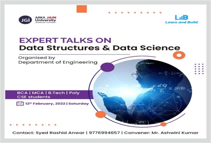 Expert Class on ‘Data Structures & Data Science’