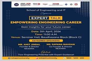 Expert Lecture on “Empowering Engineering Career”