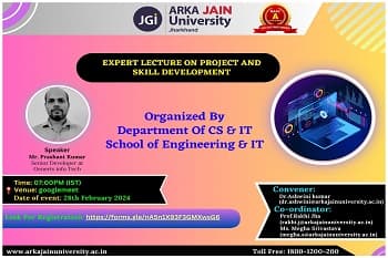 Expert Lecture on Project and Skill Development