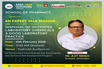 Expert Talk Session On Disposal of Outdated Laboratory Chemicals A Good Laboratory Practice
