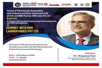 Expert Talk Session on Journey With RRR Laboratories Pvt. Ltd.