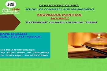 Extempore On Basic Financial Terms