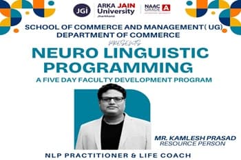 FDP on Neuro Linguistic Programming (NLP)