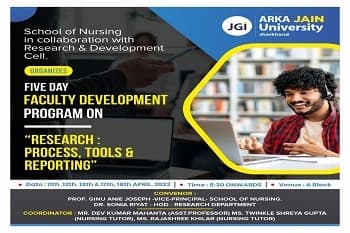Five Day FDP On “Research: Process, Tools & Reporting