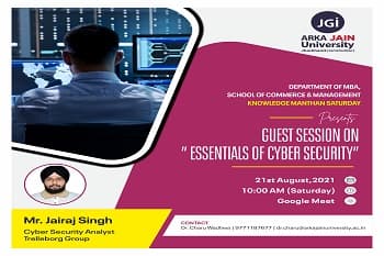 Guest Session titled ‘Essentials of Cyber Security’