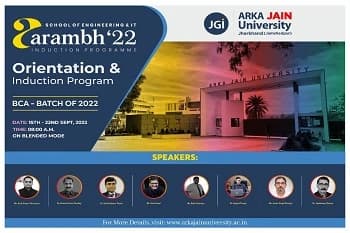 Induction Program for BCA –Batch-2022