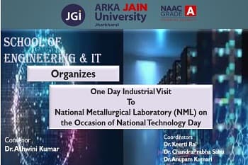 Industrial Visit National Metallurgical Laboratory