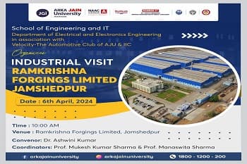 Industrial Visit to Ramkrishna Forgings Limited