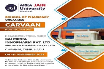 Industrial Visit to Sai Mirra Innopharm (Pvt) Ltd.