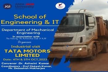 Industrial Visit to Tata Motors Jamshedpur