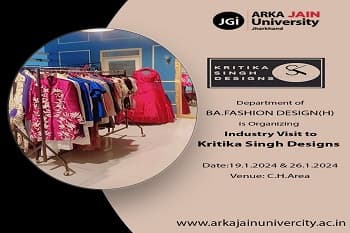Industry Visit to ‘ Kritika Singh Designs