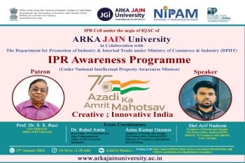 Intellectual Property Rights (IPR) Awareness Programme