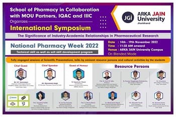 International Symposium On “The Significance of Industry-Academia Relationships in Pharmaceutical Research”