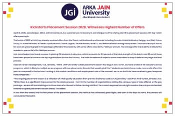 Kickstarts Placement Session 2020