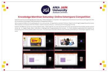 Knowledge Manthan Saturday : online Extempore Competition
