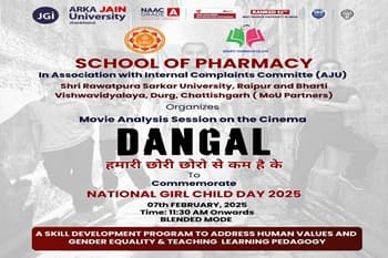 Movie Analysis Session on the cinema Dangal to Commemorate National Girl Child Day 2025