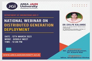 National Webinar on “Distributed Generation Deployment”
