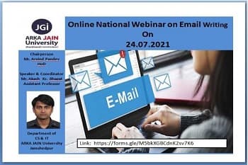 National Webinar On E-Mail Writing