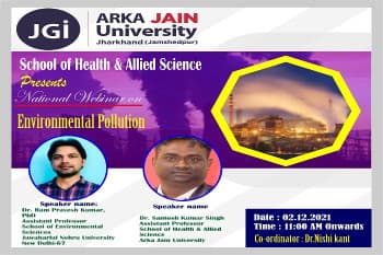 National Webinar on “Environmental Pollution”