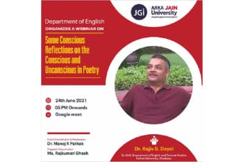 National Webinar on ‘Some Conscious Reflections on the Conscious and Unconscious in Poetry’