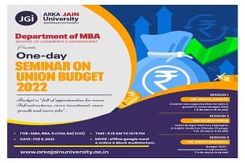 One-day Seminar on Union Budget 2022