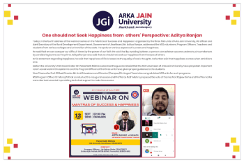 One Should not seek Happiness from other Perspective By Aditya Ranjan IAS
