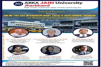 Online Five-Day Interdisciplinary Faculty Development Program on ‘Research and Academic Writing