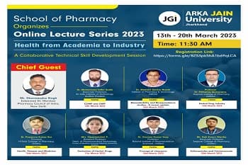 Online Lecture Series On Health From Academia To Industry