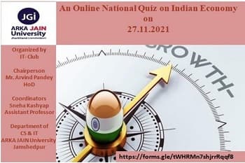 Online National Quiz on Indian Economy
