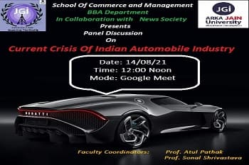 Panel Discussion on : Current Crisis of Indian Automobile Industry