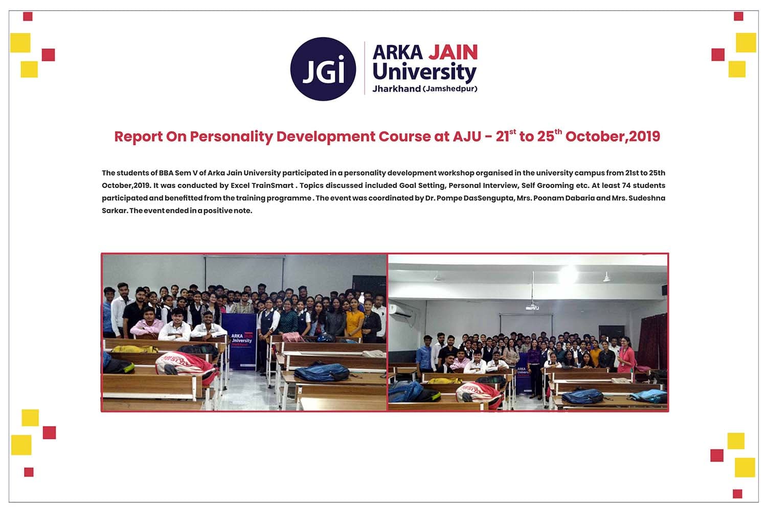Personality Development Program for BBA