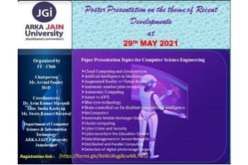 Poster Presentation on Recent Advancement